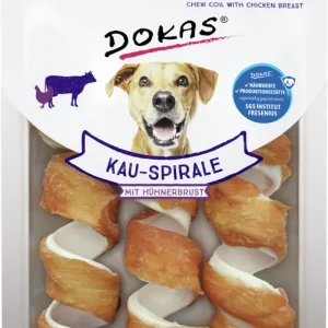 DOKAS Kauspirale Hühnerbrust 110 g (3 Stück) Schnäppchen